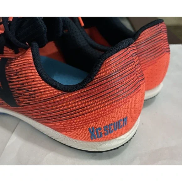 New Balance Women's Cross Country Seven Spike Running Shoes Size 9 Orange - Picture 3 of 6